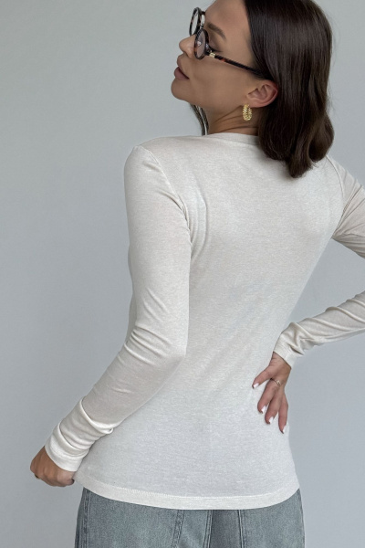 Джемпер DAVA 4230 бежевый - фото 9