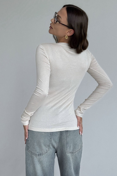 Джемпер DAVA 4230 бежевый - фото 8