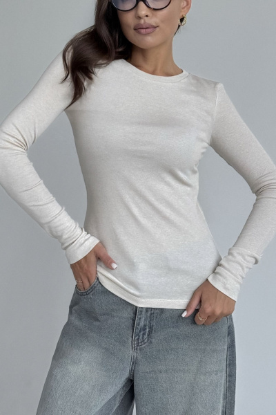 Джемпер DAVA 4230 бежевый - фото 7