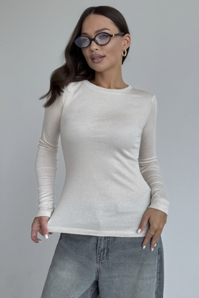 Джемпер DAVA 4230 бежевый - фото 3