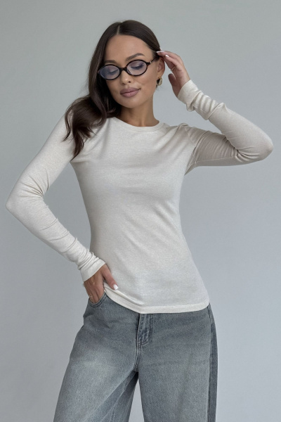 Джемпер DAVA 4230 бежевый - фото 2