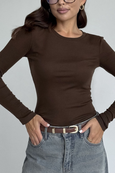 Джемпер DAVA 4230 шоколад - фото 3