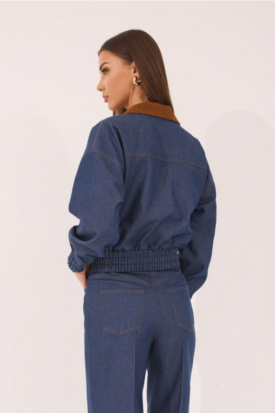 Жакет N.O.W. 1606 синий - фото 6