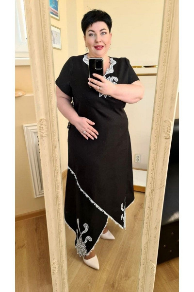 Платье Vittoria Queen 14073 черный - фото 3