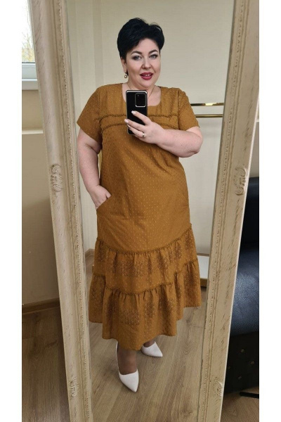 Платье Vittoria Queen 12953/2 карамель - фото 3