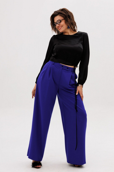 Брюки Anelli 1220 магия_ультрамарина - фото 10