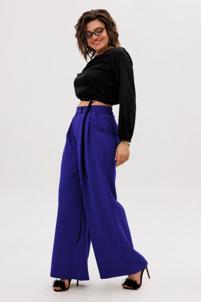 Брюки Anelli 1220 магия_ультрамарина - фото 6