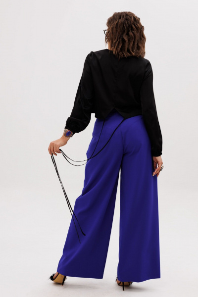 Брюки Anelli 1220 магия_ультрамарина - фото 5