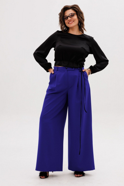 Брюки Anelli 1220 магия_ультрамарина - фото 1