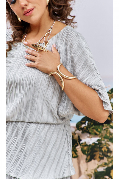 Платье Vittoria Queen 26283 серебро - фото 3