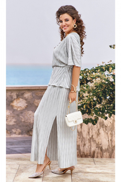 Платье Vittoria Queen 26283 серебро - фото 2