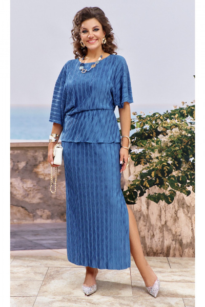 Платье Vittoria Queen 26283/1 синий - фото 1