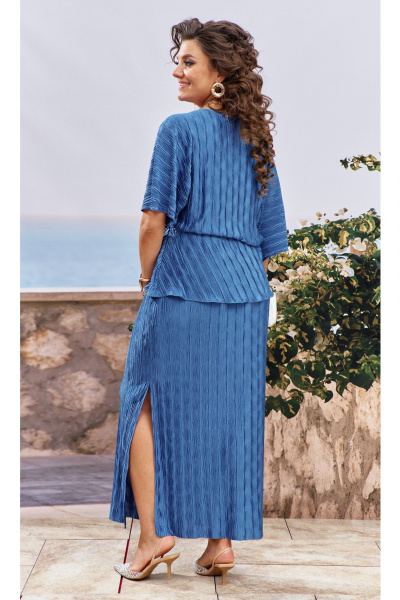 Платье Vittoria Queen 26283/1 синий - фото 4