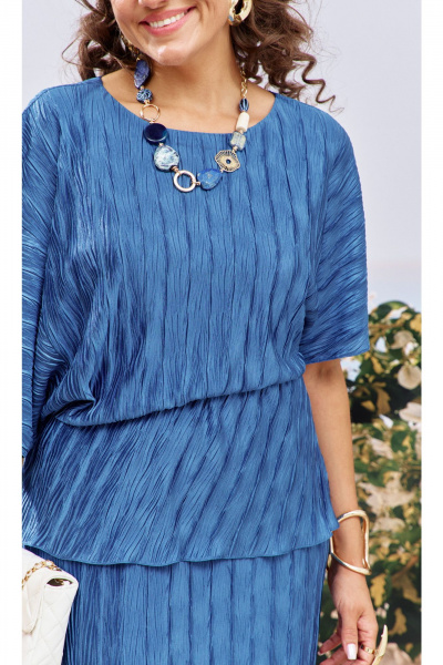 Платье Vittoria Queen 26283/1 синий - фото 3