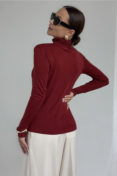 Джемпер DAVA 4231 бордо - фото 10