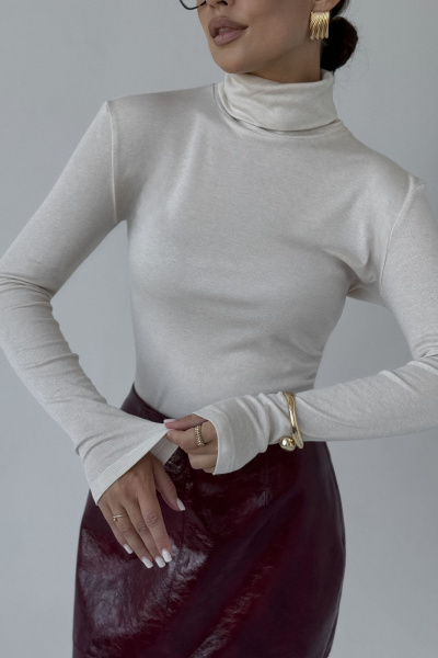 Джемпер DAVA 4231 бежевый - фото 2