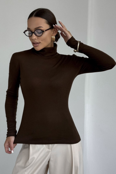 Джемпер DAVA 4231 шоколад - фото 8