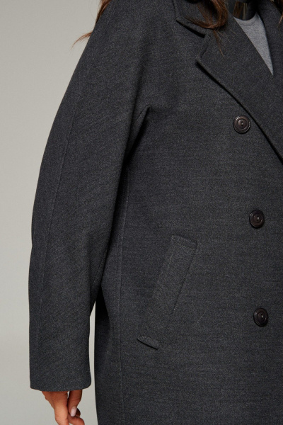 Пальто Beautiful&Free 7031 графит - фото 13