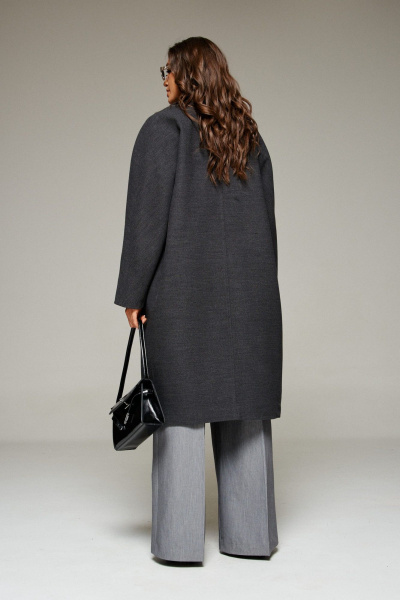 Пальто Beautiful&Free 7031 графит - фото 10