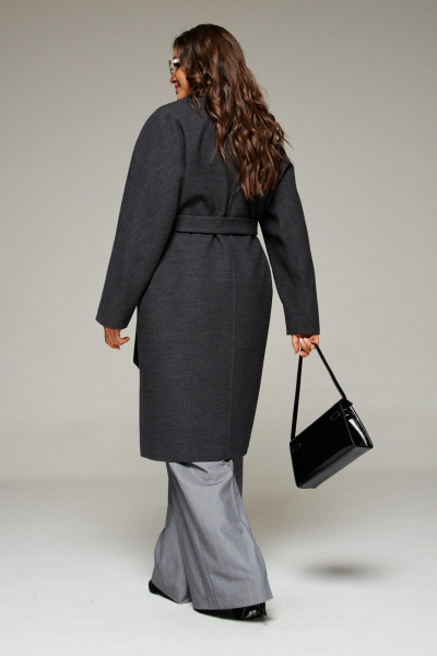 Пальто Beautiful&Free 7031 графит - фото 6