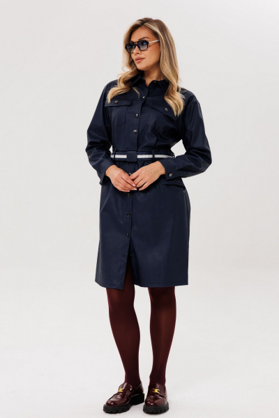 Платье Anelli 1656 бенгальский_залив - фото 2