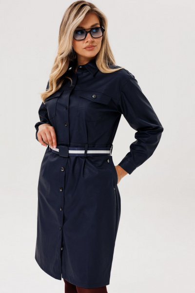 Платье Anelli 1656 бенгальский_залив - фото 6