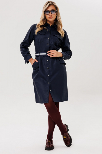 Платье Anelli 1656 бенгальский_залив - фото 1