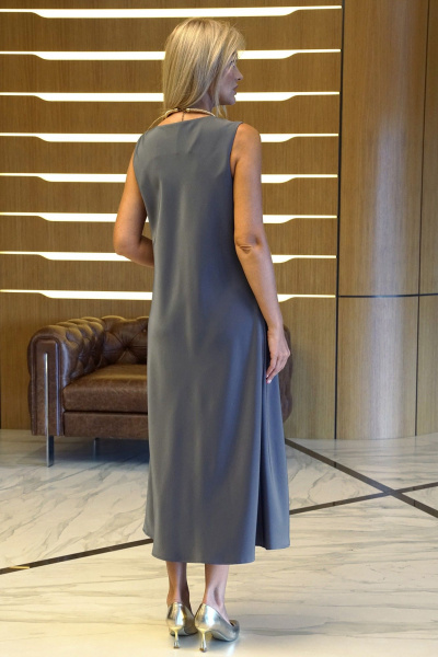 Блуза, платье Alani Collection 2429 графит - фото 12