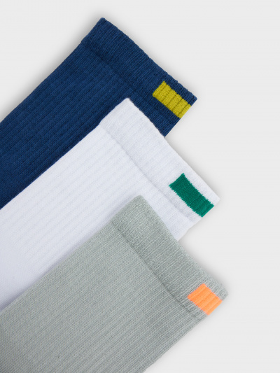 Носки Mark Formelle 444A-1937/B4-233444A джинсовый_св.оливка_белый_рис.1937 - фото 1