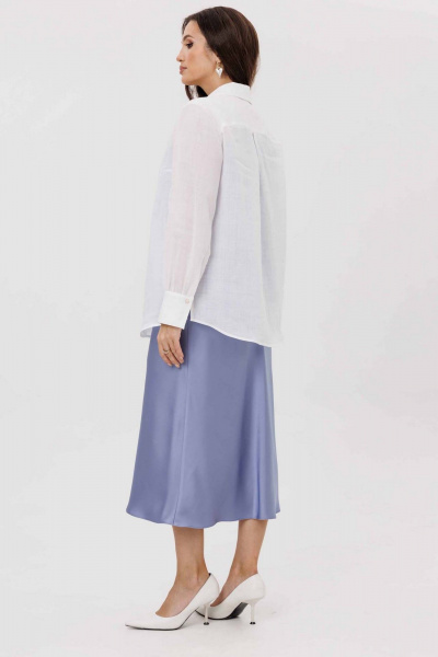 Блуза Mislana 12411 белый - фото 7