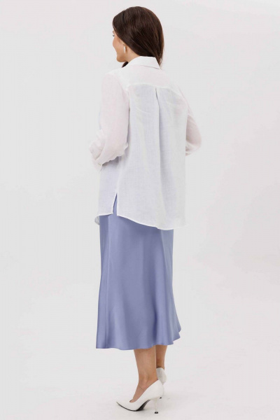 Блуза Mislana 12411 белый - фото 6