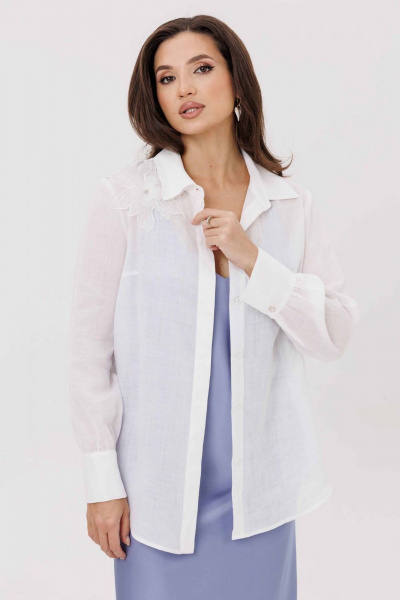 Блуза Mislana 12411 белый - фото 1