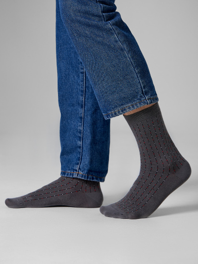 Носки Mark Formelle 017K-3322/25017K-1 асфальт_рис.3322 - фото 1