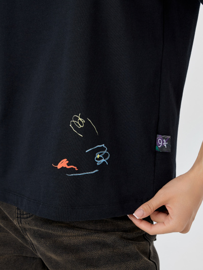 Футболка Mark Formelle 112678/25-38245П-0 черный_печать17_3_сл_на_пол_3_сл_на_ПР_рукаве_Д - фото 4