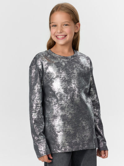 Лонгслив Mark Formelle 127931/25-36381П-0 графит_т.серебристое_напыление - фото 1