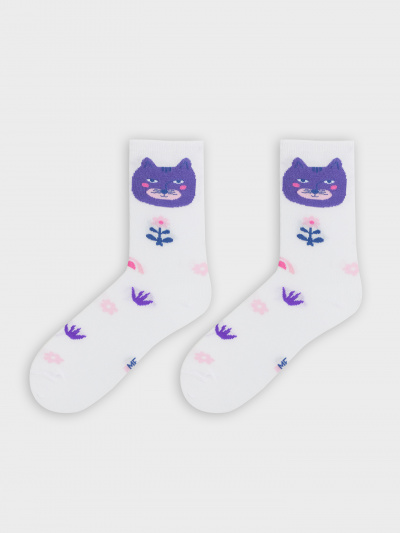 Носки Mark Formelle 430K-3063/B4-25430K-1 белый_рис.3063 - фото 1