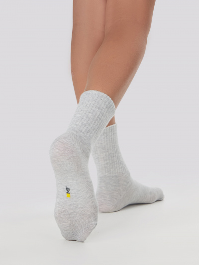 Носки Mark Formelle 444K-1850/B4-23444K св.серый_меланж_рис.1850 - фото 1
