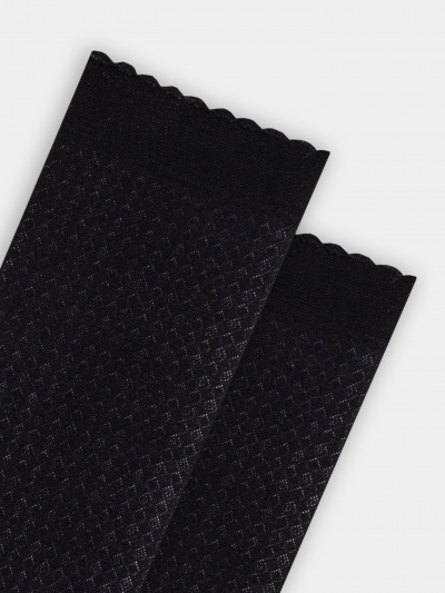 Гольфы Mark Formelle 446PA-1622/B4-20446PA черный_000Н_Крашение_полиамид.изделий_(носки) - фото 3