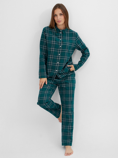 Брюки, рубашка Mark Formelle 592368/25-37521ПП-9 клетка_на_еловом - фото 1