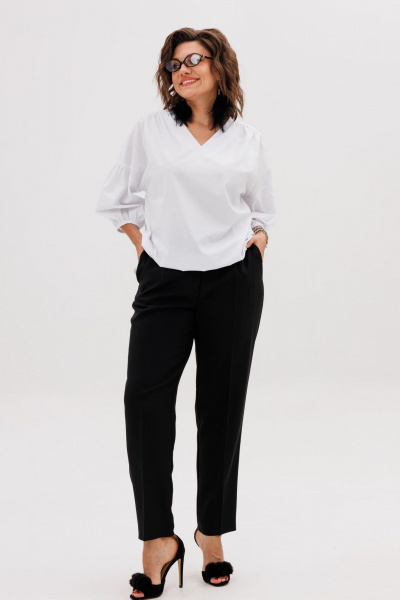 Брюки Anelli 1718 тень - фото 9