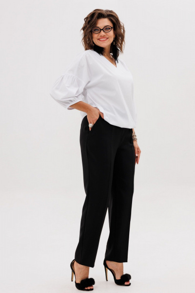 Брюки Anelli 1718 тень - фото 6