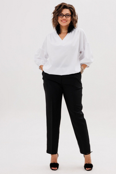 Брюки Anelli 1718 тень - фото 1