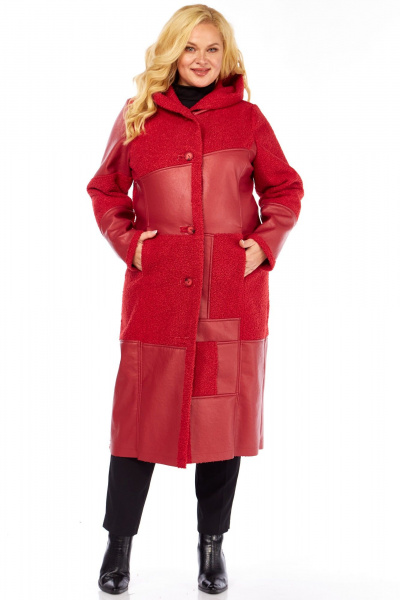Дубленка Celentano 2087.2 алый - фото 1