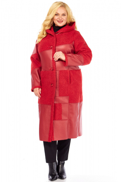 Дубленка Celentano 2087.2 алый - фото 3