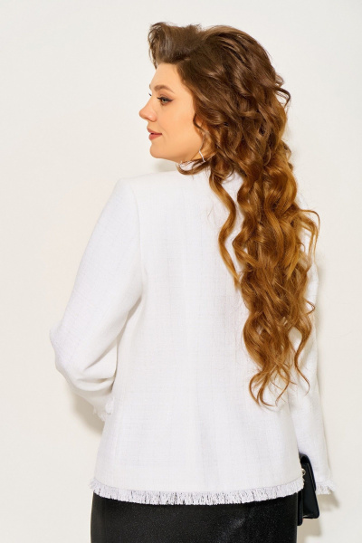 Блуза, жакет, юбка Fita 4052 черно-белый - фото 7