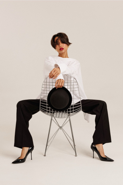 Блуза DILIA 6.002 белый - фото 4