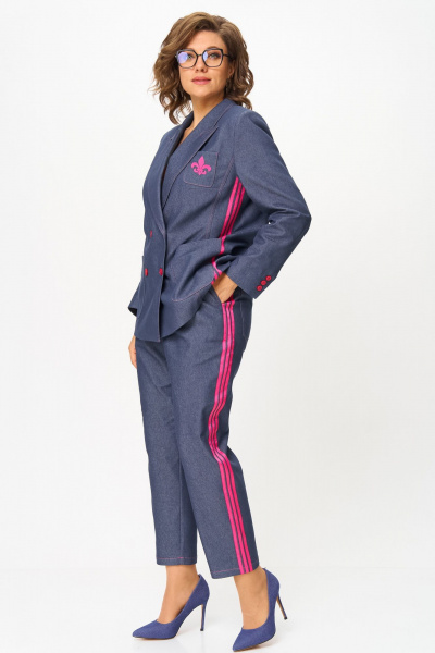 Брюки Andina city 2028-25 синий - фото 1