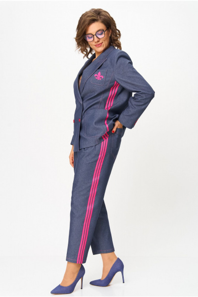 Брюки Andina city 2028-25 синий - фото 2