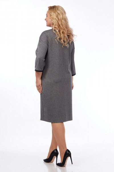 Платье СиБон 0294 серый - фото 3