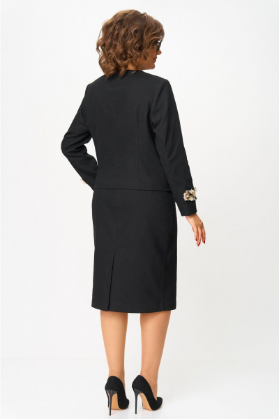 Жакет, юбка Andina city 9079-25 черный - фото 8